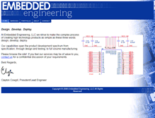 Tablet Screenshot of embeddedengineeringllc.com